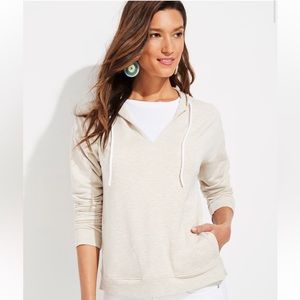 Vineyard Vines Lightweight Dreamcloth Hoodie Beige Small Womens